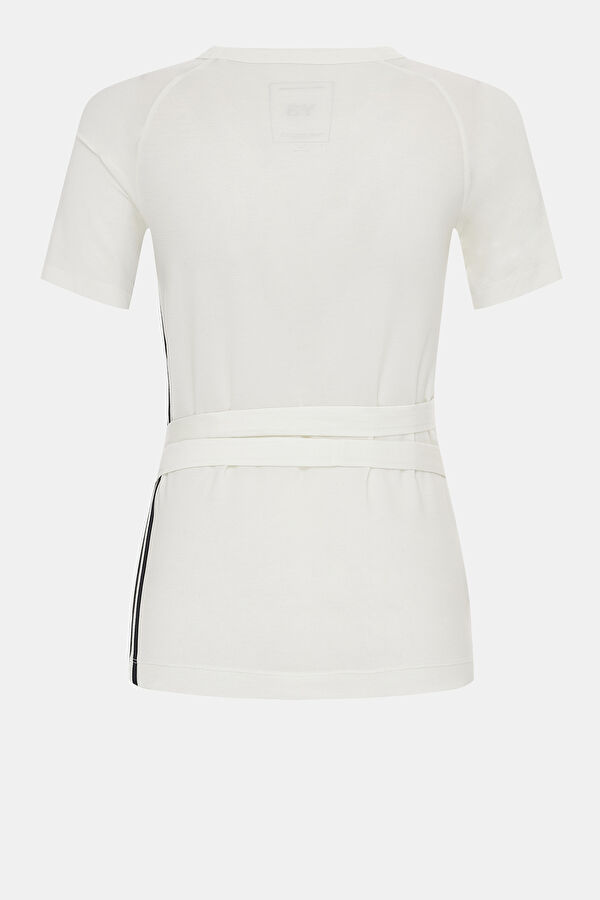White Crew Neck Women's T-Shirt 2