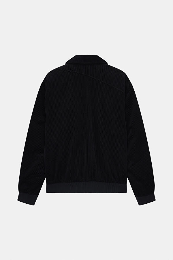 Black Zip-Up Men's Jacket 2