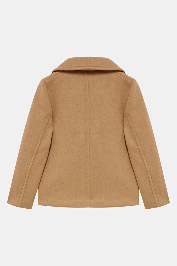 Tan Wool Women's Coat 2