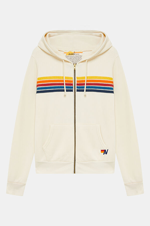 Cream Comfort Hooded Sweatshirt