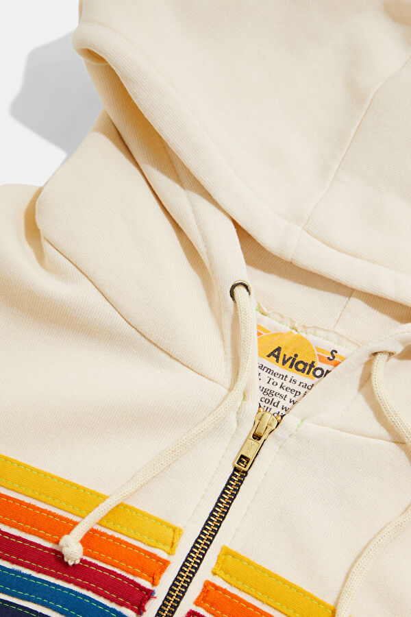 Cream Comfort Hooded Sweatshirt 3