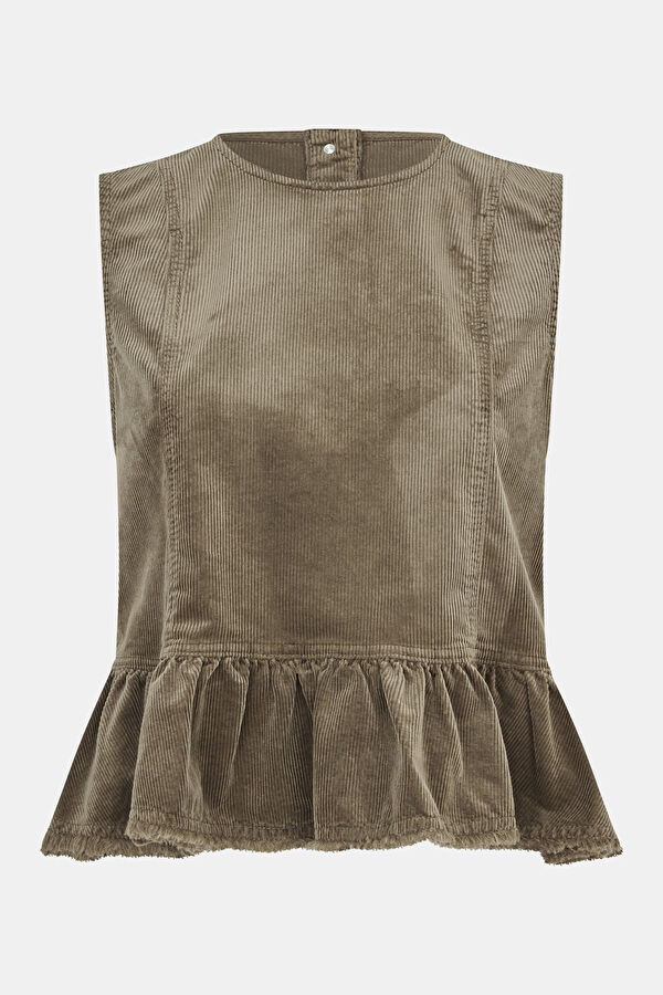 Mink Sleeveless Women's Blouse