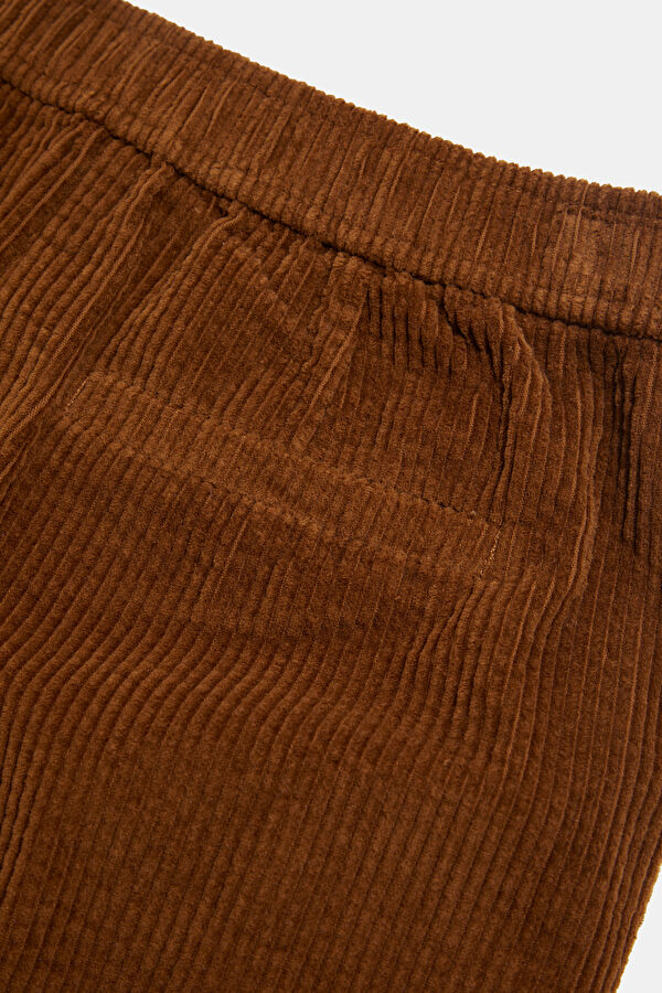 Taba Wide Leg Kadın Pantolon 5