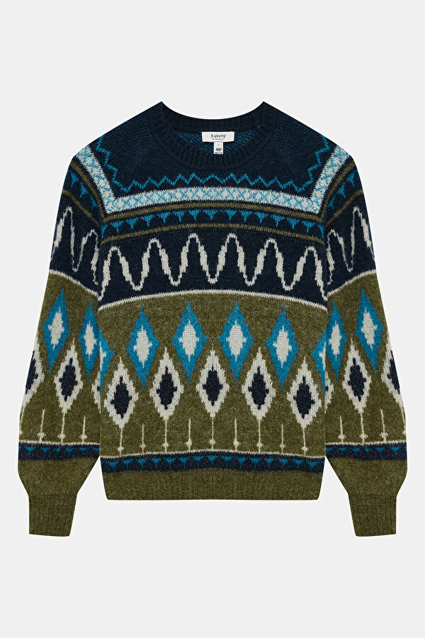 Navy Blue Women's Sweater 4