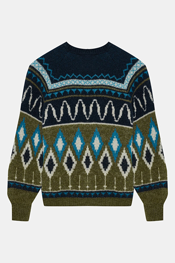 Navy Blue Women's Sweater 5