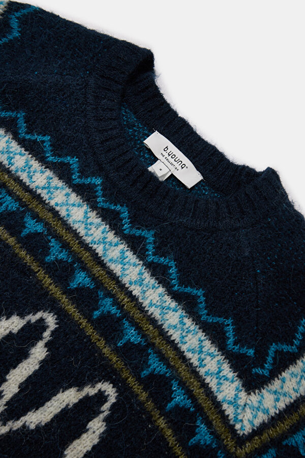 Navy Blue Women's Sweater 6