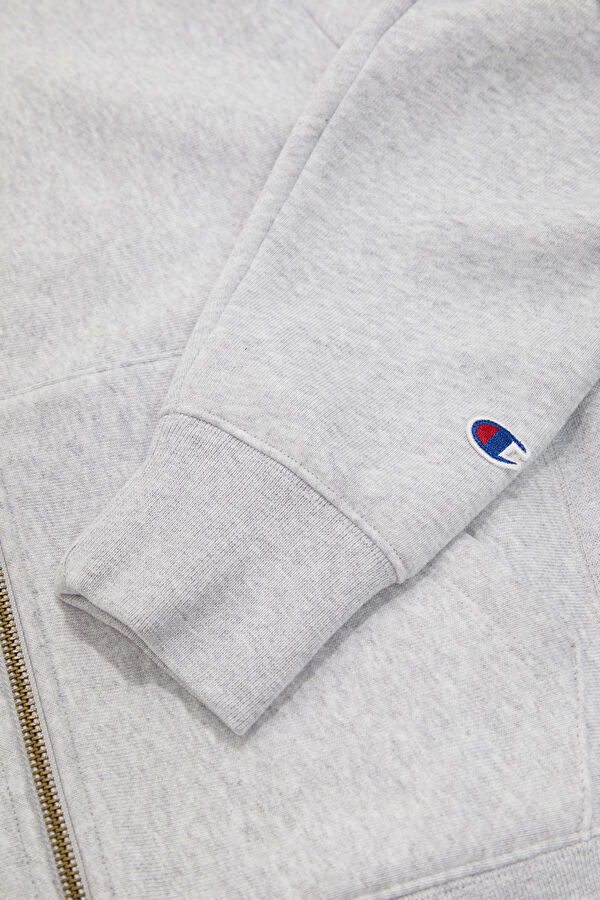 Gri Melanj Kapuşonlu Kadın Sweatshirt 4
