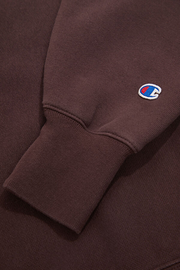 Koyu Kahve O Yaka Kadın Sweatshirt 5