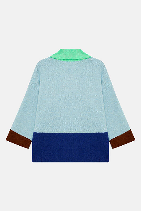 Light Blue Women's Sweater 2