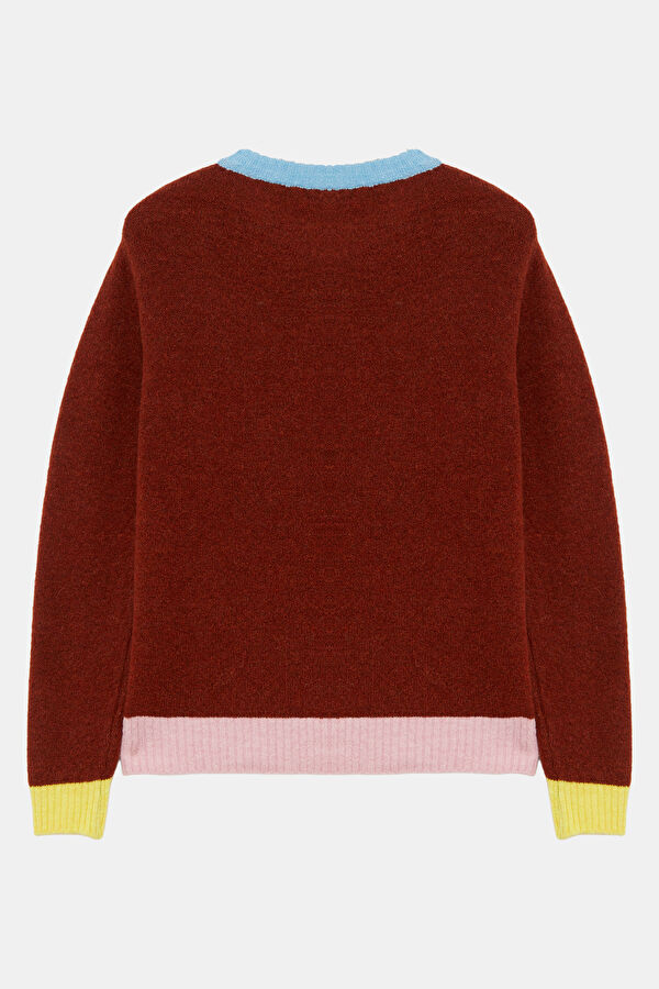 Burgundy Women's Sweater 2