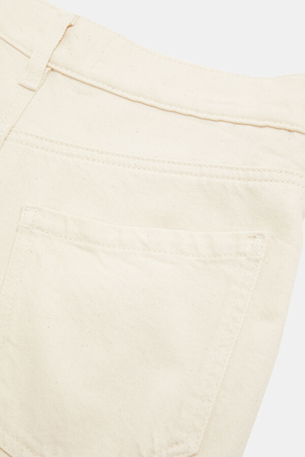 Ekru Loose Fit Kadın Pantolon 8