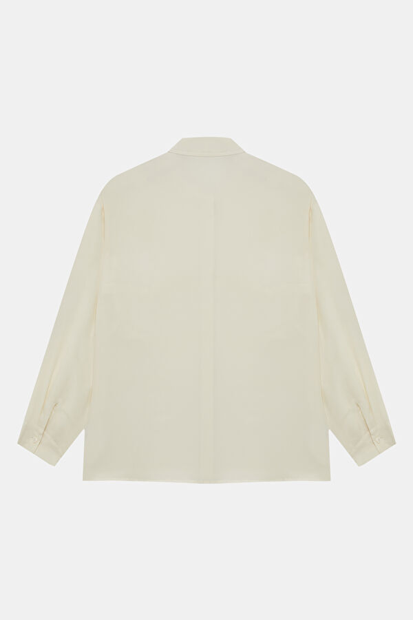 Off-white V-neck women's shirt 2