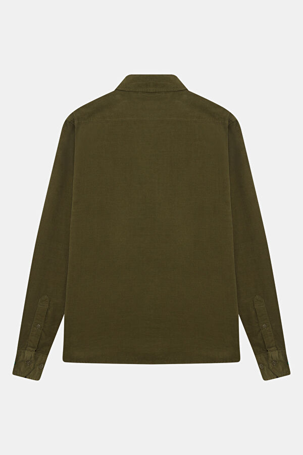 Relax Fit Khaki Men's Shirt 2