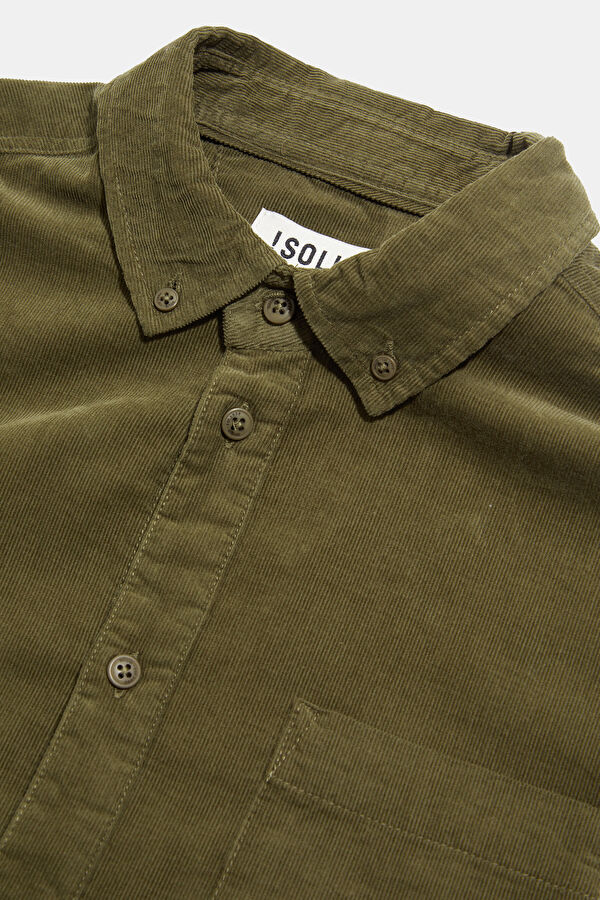 Relax Fit Khaki Men's Shirt 3