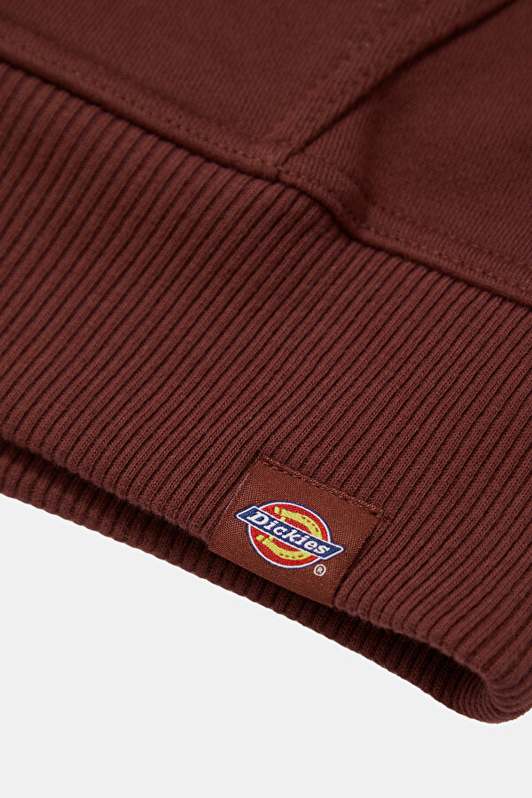 Burgundy Relax Fit Hooded Women's Sweatshirt 6