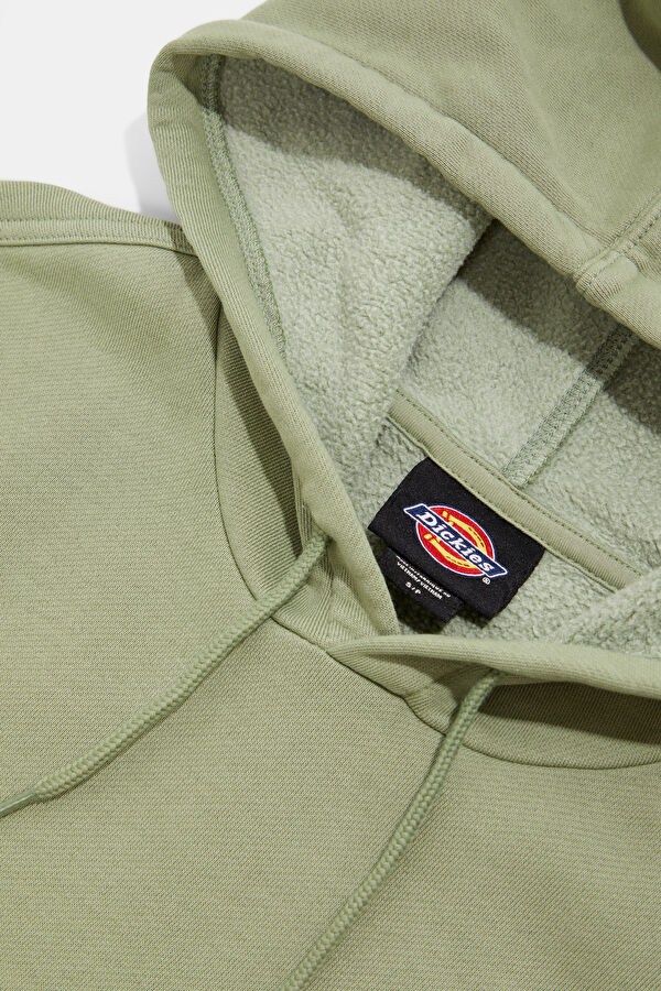 Khaki Relax Fit Hooded Women's Sweatshirt 3