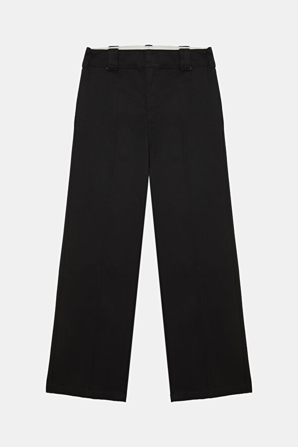 Black Straight Leg Women's Trousers