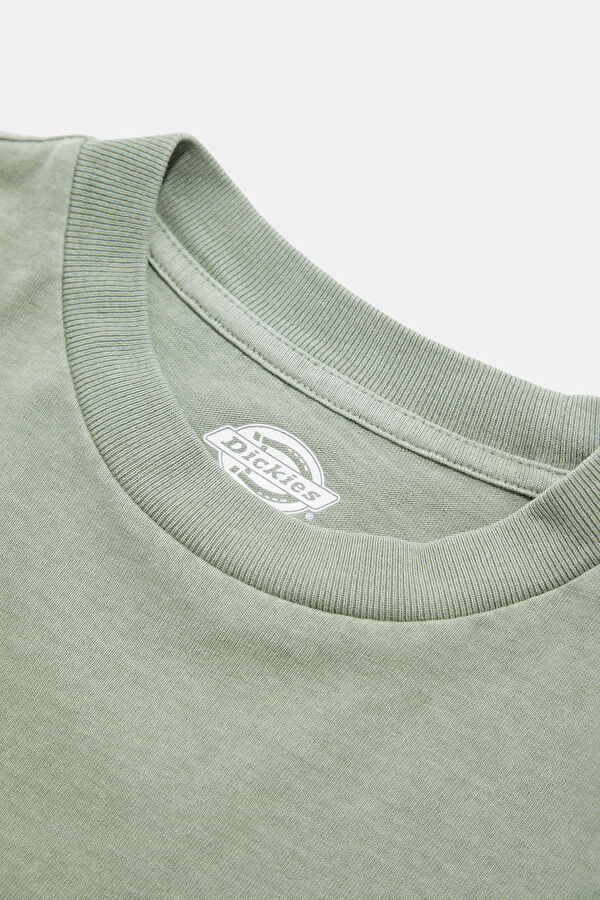 Slim Fit Khaki Crew Neck Women's T-Shirt 3