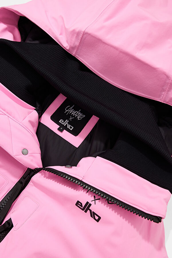 Pembe Liyosel Kadın Mont 3