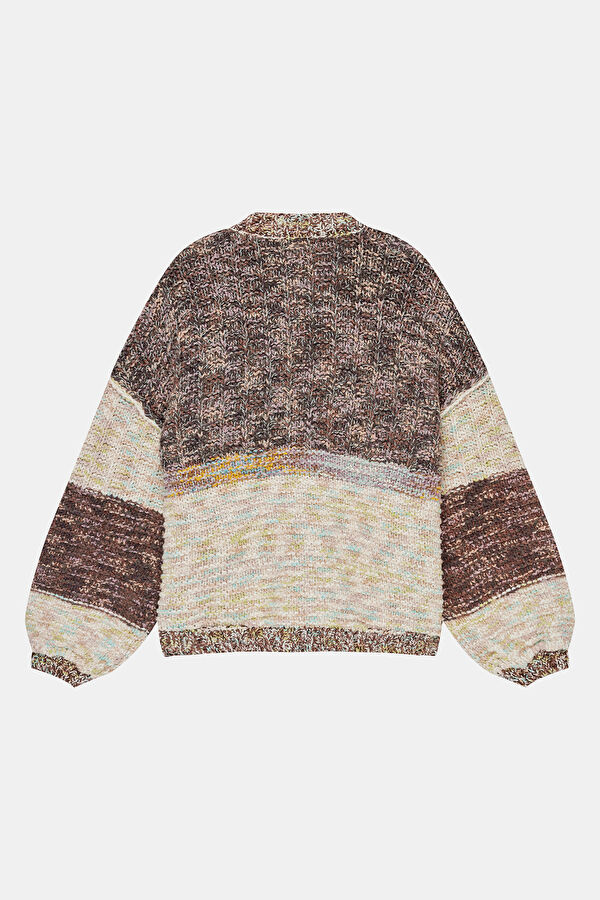 Mink Patterned Women's Cardigan 2