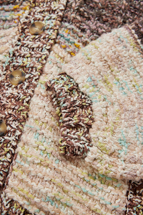 Mink Patterned Women's Cardigan 4