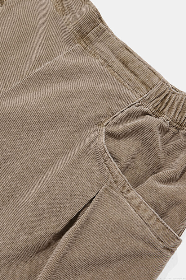 Bej Loose Fit Kadın Pantolon 6