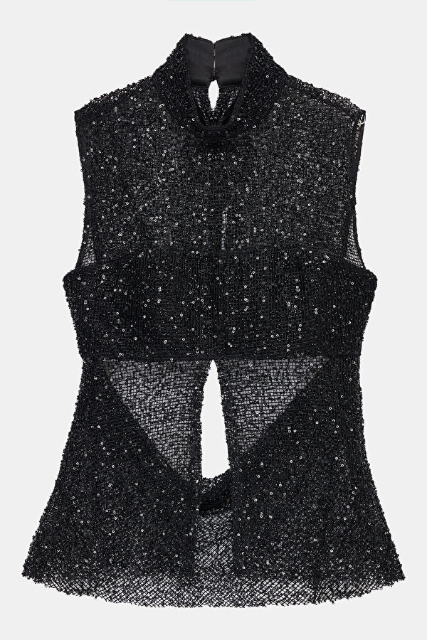 Black Sleeveless Blouse 3
