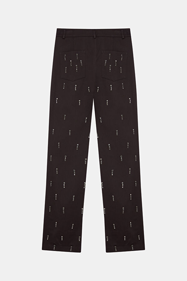 Grey Women's Straight Leg Trousers 5