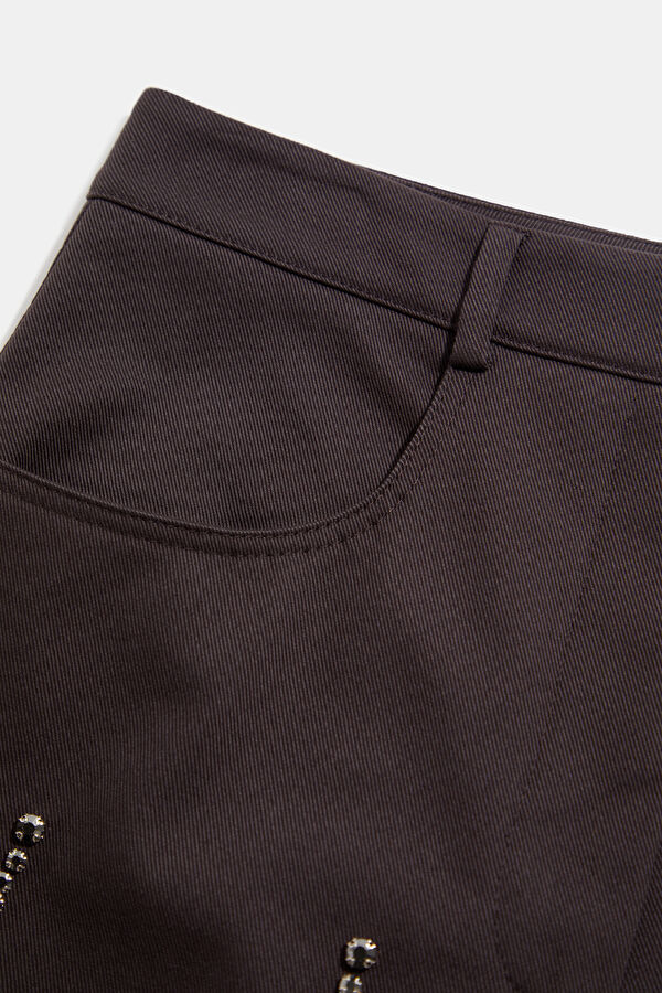 Grey Women's Straight Leg Trousers 6