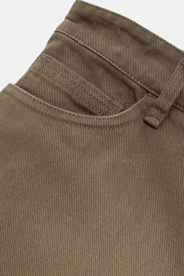 Açık Kahve Wide Leg Kadın Pantolon 4