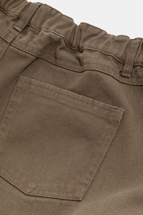 Açık Kahve Wide Leg Kadın Pantolon 5