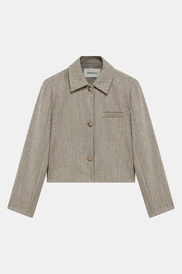 Mink Buttoned Women's Jacket