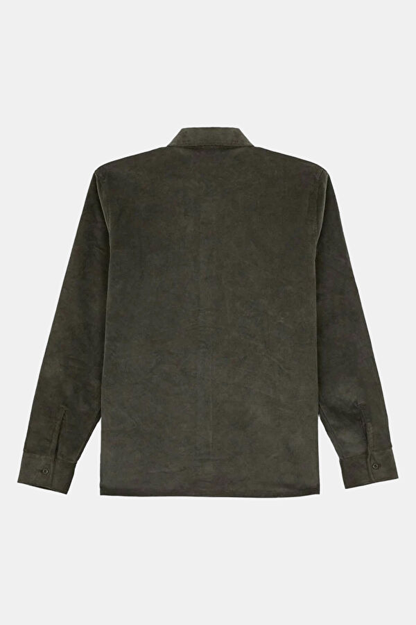 Relax Fit Khaki Men's Shirt 2