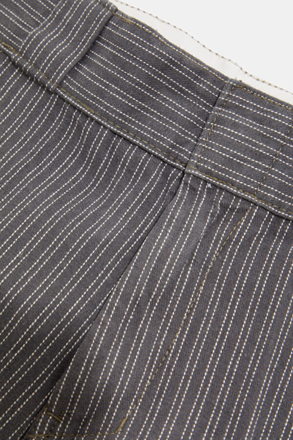 Relax Kalıp Koyu Gri Loose Fit Erkek Pantolon 3