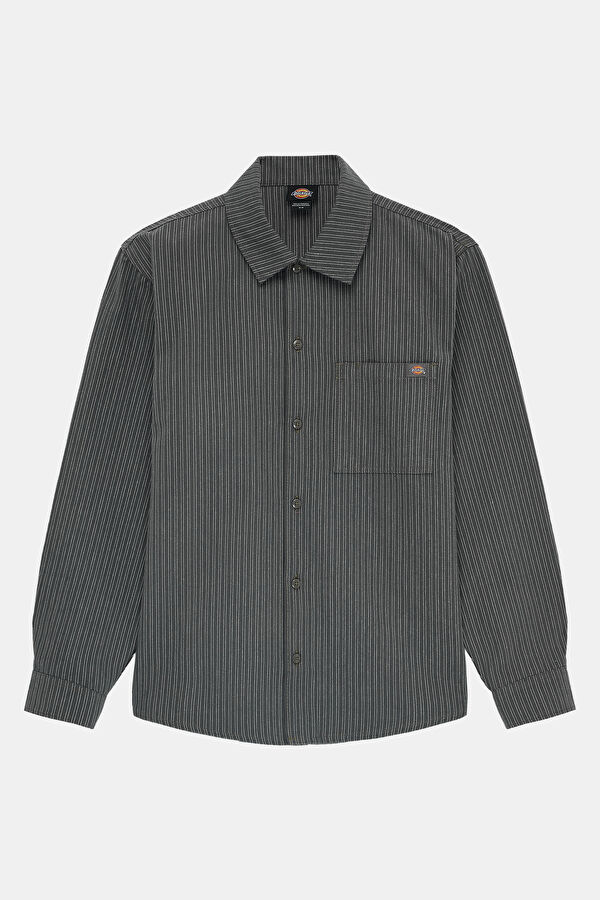 Relax Fit Dark Grey Men's Shirt