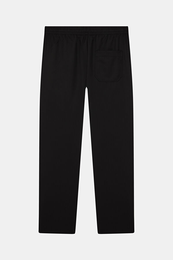 Black Straight Leg Men's Trousers 2