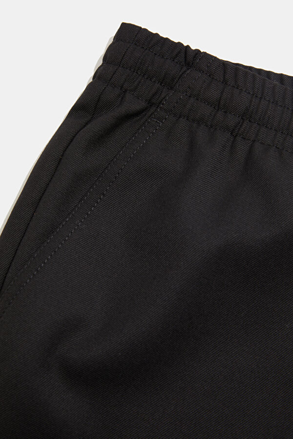 Black Straight Leg Men's Trousers 3