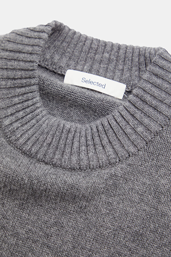 Grey Wool Men's Sweater 3