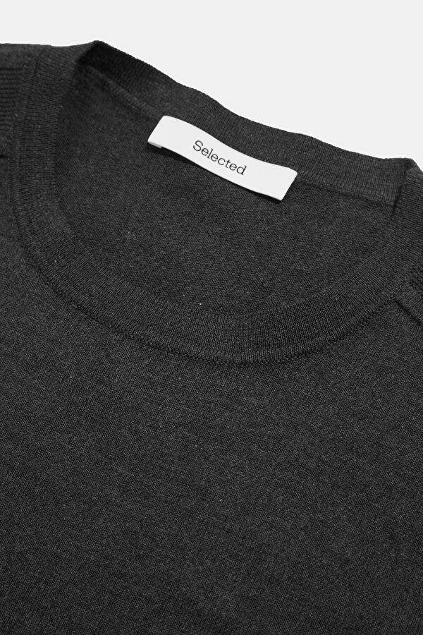 Anthracite Organic Cotton Men's Sweater 3