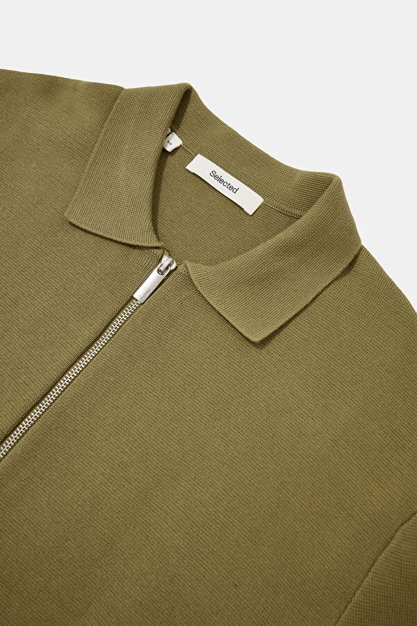 Green Men's Cardigan 3