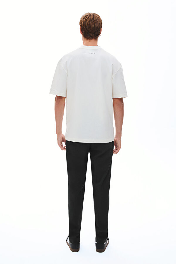 Dark Green Straight Men's Pants 2