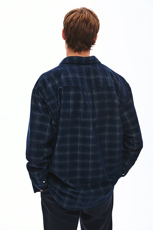 Navy Blue Men's Shirt 2