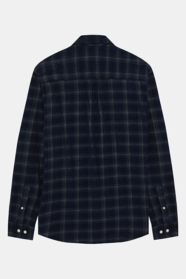 Navy Blue Men's Shirt 4