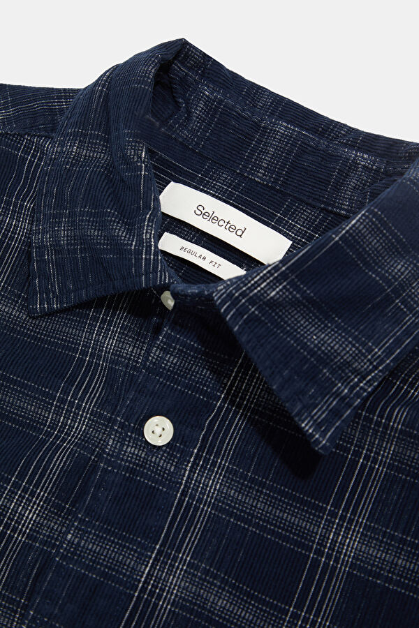 Navy Blue Men's Shirt 5