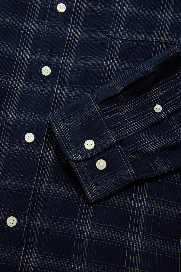 Navy Blue Men's Shirt 6