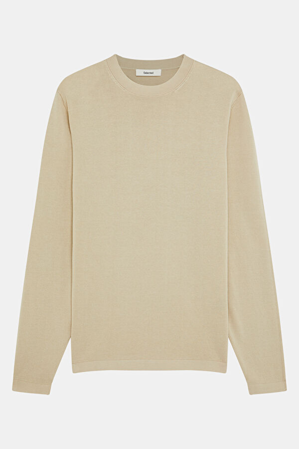 Cream Organic Cotton Men's Sweater