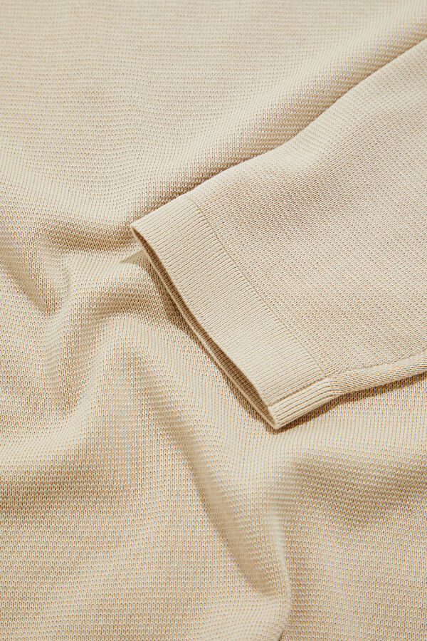 Cream Organic Cotton Men's Sweater 4