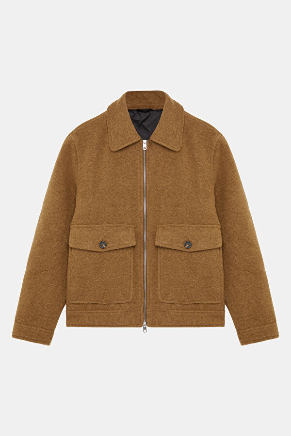 Coffee-colored Men's Jacket