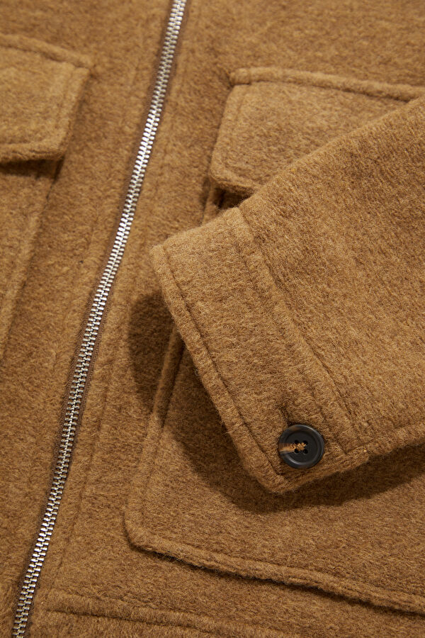 Coffee-colored Men's Jacket 4