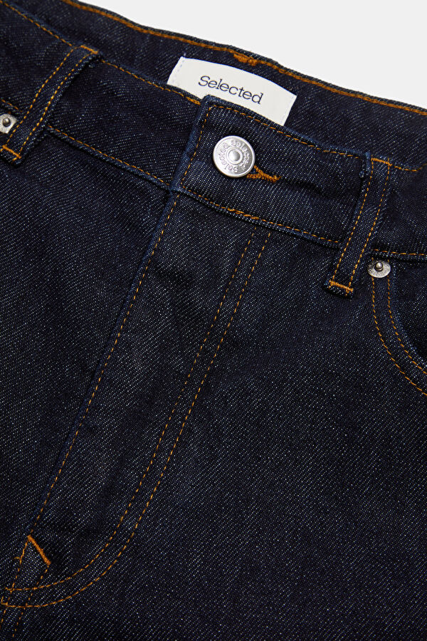 İndigo Slim Fit Organik Pamuk Erkek Jean Pantolon 6
